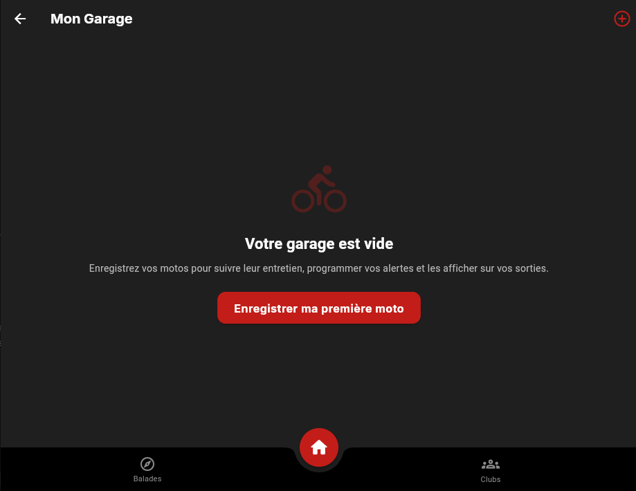 Aperçu de l'application V-Road sur tablette